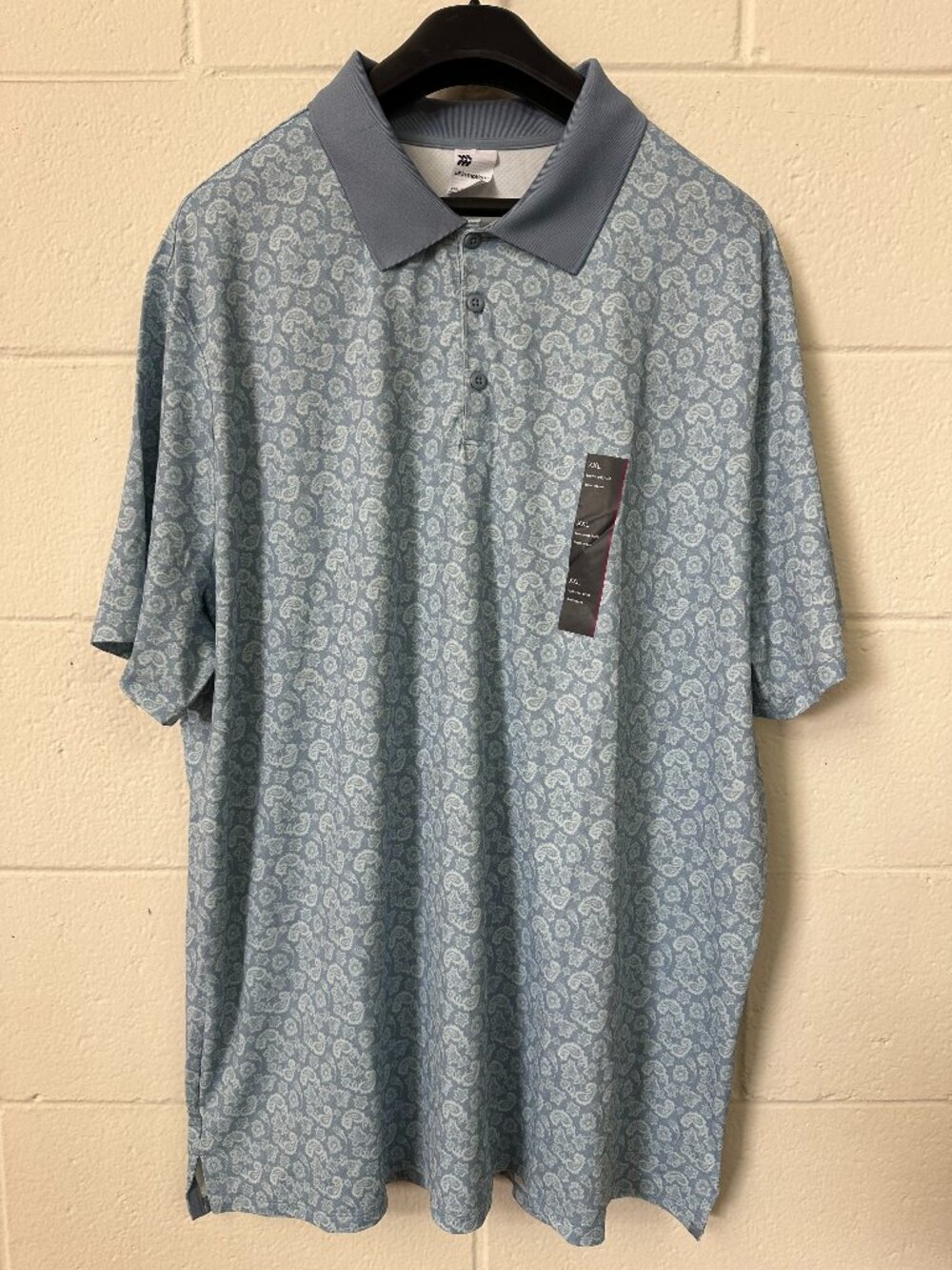 New All in Motion Blue Textured Polo Size 2XL & 3XL